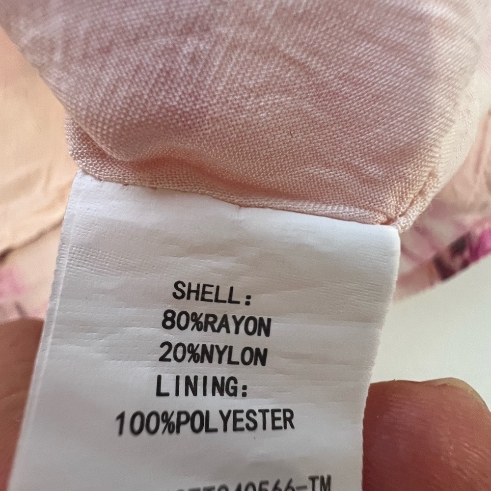 MELLÓDAY Floral Pink Women's Top M NWOT - Picture 6 of 10